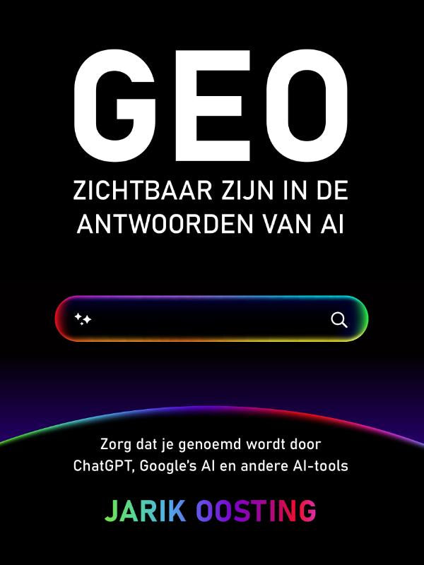 GEO-Zichtbaar-zijn-in-de-antwoorden-van-AI-boek-cover-9789492790538