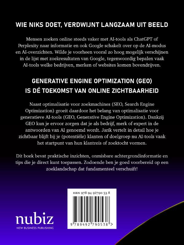 GEO-Zichtbaar-zijn-in-de-antwoorden-van-AI-flaptekst-9789492790538