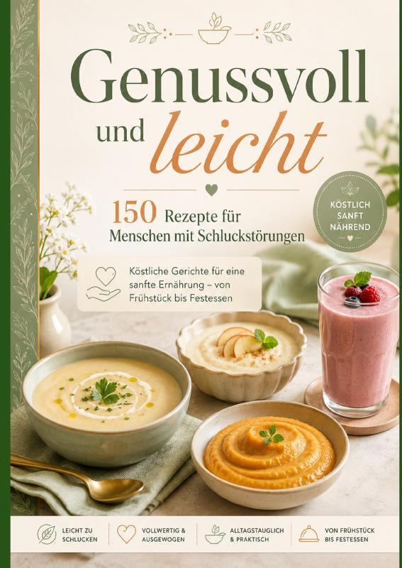 Genussvoll und leicht: 150 Rezepte für Menschen mit Schluckstörungen