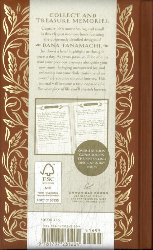 Gilded-One-Line-a-Day-A-five-year-Memory-book-flaptekst-9781797231204