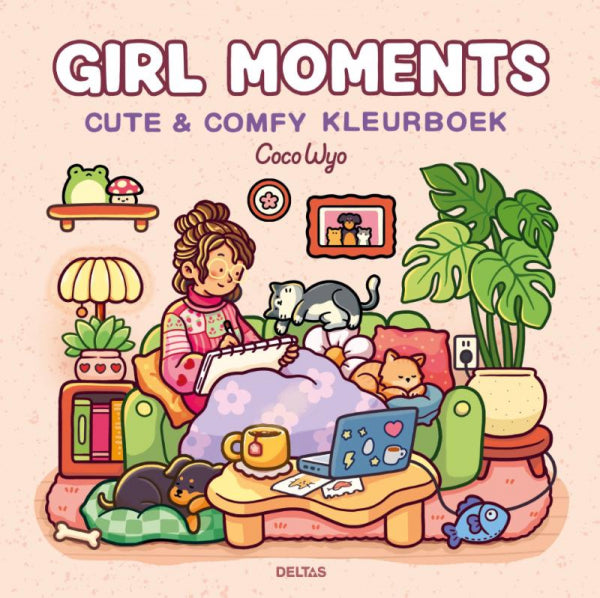 Girl-Moments-Cute-and-Comfy-kleurboek-Coco-Wyo-boek-cover-9789044771572