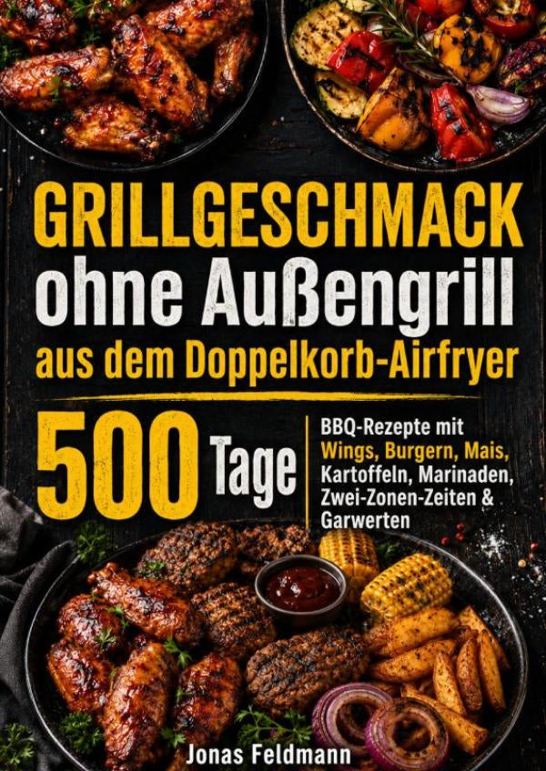 Grillgeschmack ohne Außengrill aus dem Doppelkorb-Airfryer