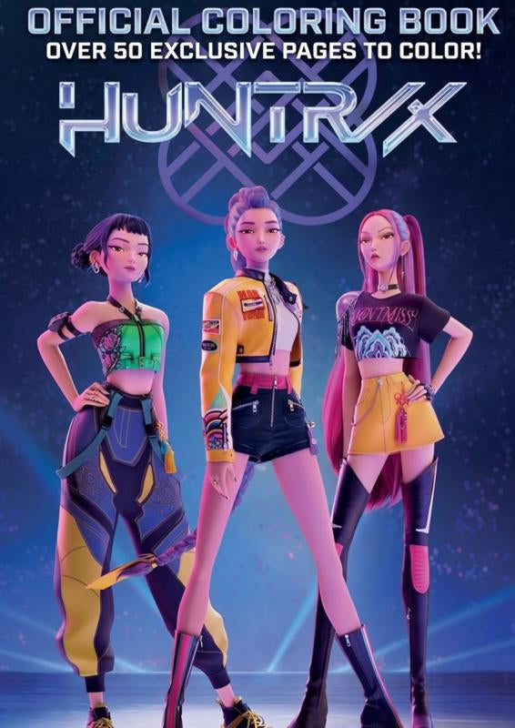 HUNTR-X-Coloring-Book-50-Exclusive-Pages-boek-cover-9789403892436