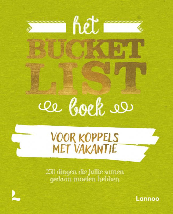 Het Bucketlist boek voor koppels met vakantie