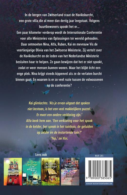 Het-Ministerie-van-Oplossingen-en-het-spook-van-de-Haviksburcht-flaptekst-9789000385065