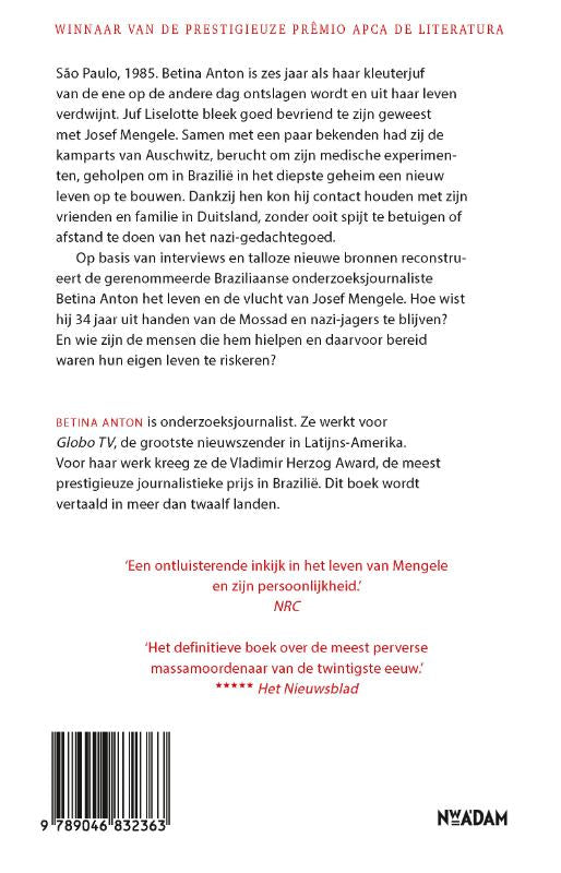 Het-geheime-netwerk-dat-Josef-Mengele-liet-verdwijnen-flaptekst-9789046832363