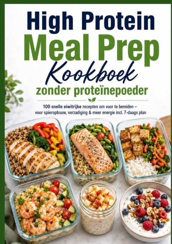 High-Protein-Meal-Prep-Kookboek-zonder-proteinepoeder-100-snelle-eiwitrijke-recepten-om-voor-te-bereiden-boek-cover-9789403902500
