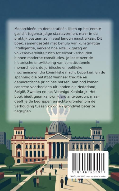 Hoe-een-monarchie-zich-tot-een-democratie-verhoudt-flaptekst-9789465530901