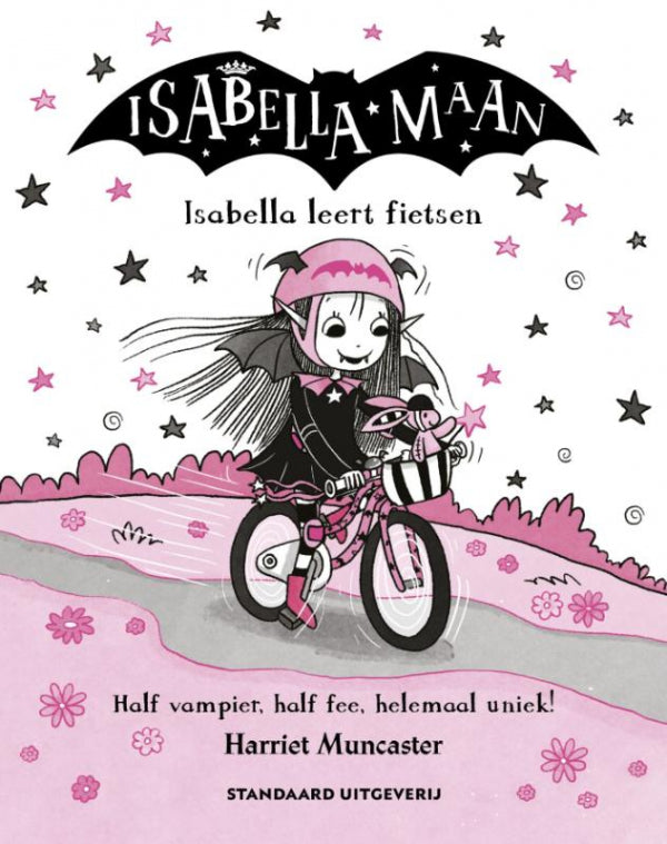 Isabella Maan leert fietsen