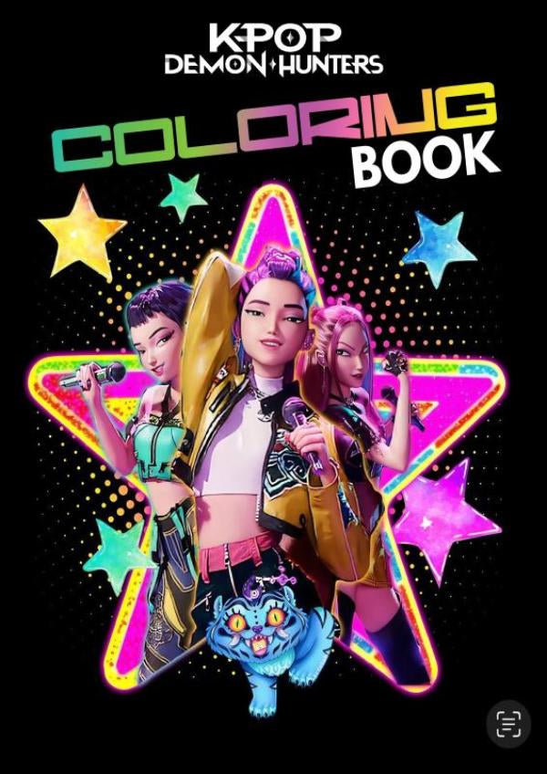KPop-Demon-Hunters-Coloring-Book-boek-cover-9789403888064