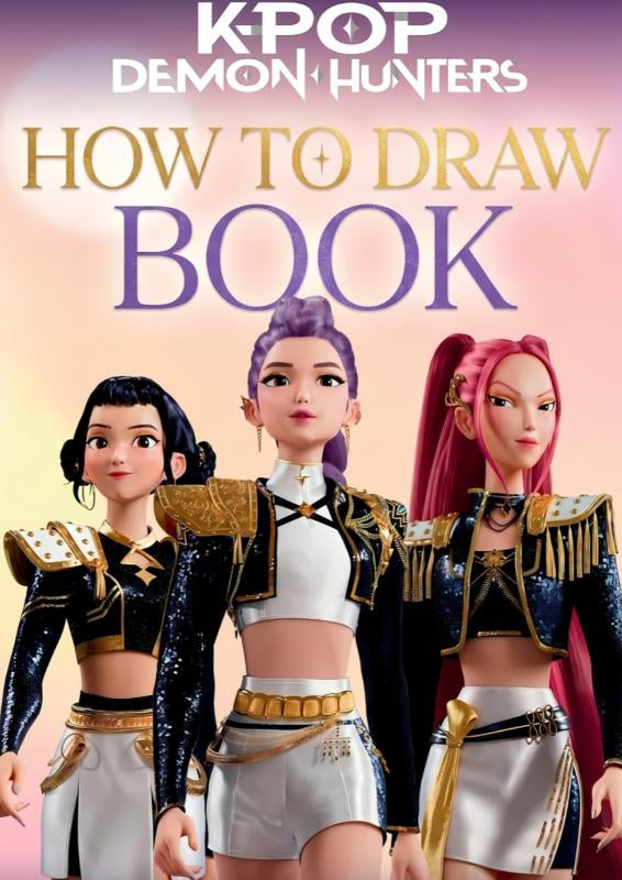 KPop-Demon-Hunters-How-to-Draw-Book-boek-cover-9789403892252