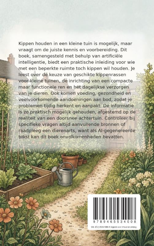 Kippen-houden-in-een-kleine-tuin-flaptekst-9789465534008