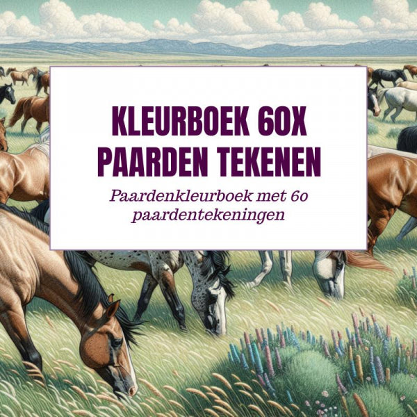 Kleurboek-60x-Paarden-Tekenen-boek-cover-9789403751054