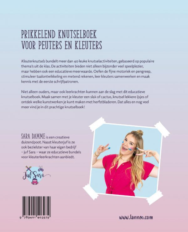 Kleuterknutsels-Speel-en-leer-met-juf-Sara-flaptekst-9789401403979