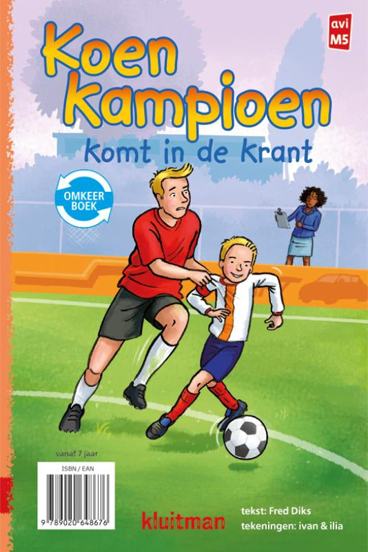 Koen-Kampioen-omkeerboek-op-kamp-in-de-krant-flaptekst-9789020648676