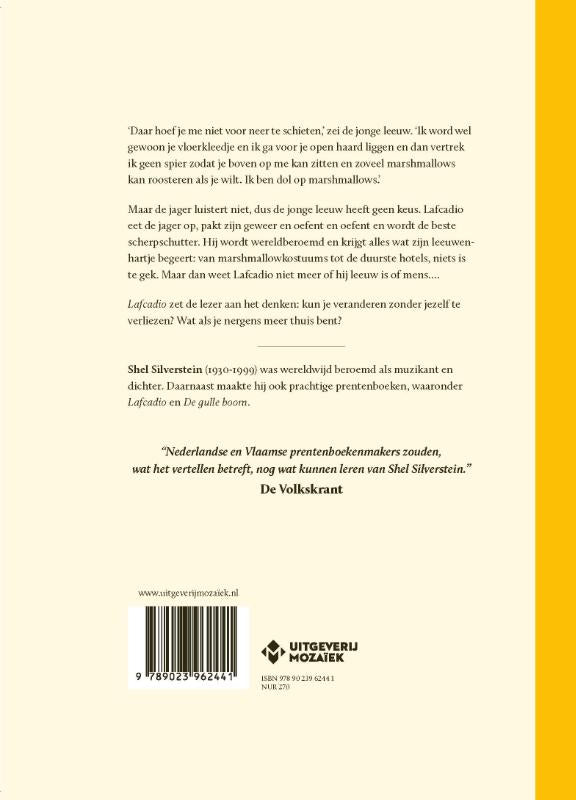 Lafcadio-de-leeuw-die-terugschoot-flaptekst-9789023962441