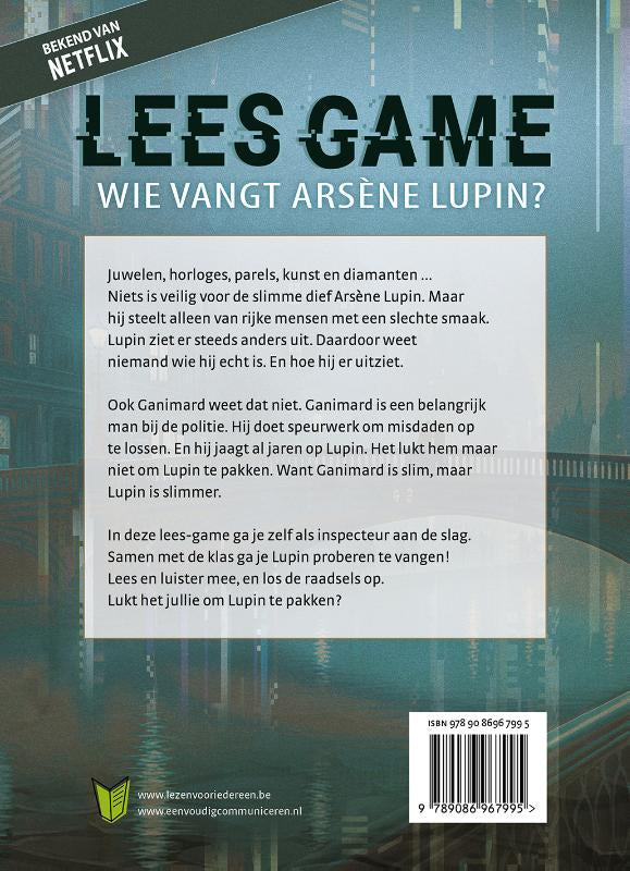 Lees-Game-Wie-vangt-Arsene-Lupin-flaptekst-9789086967995