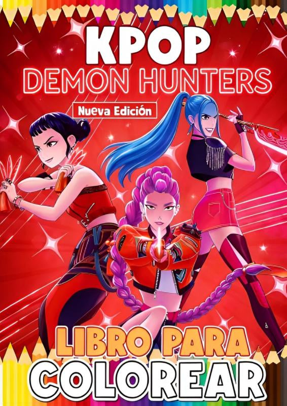 Libro-para-colorear-Estrellas-de-Fantasia-Urbana-K-POP-boek-cover-9789403893914