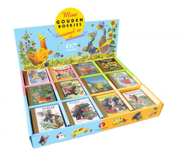 Mini Gouden Boekjes display 12x5 ex Serie I