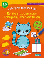 Oefenpret-met-stickers-Eerste-stappen-naar-schrijven-lezen-en-tellen-groep-1-boek-cover-9789044763348