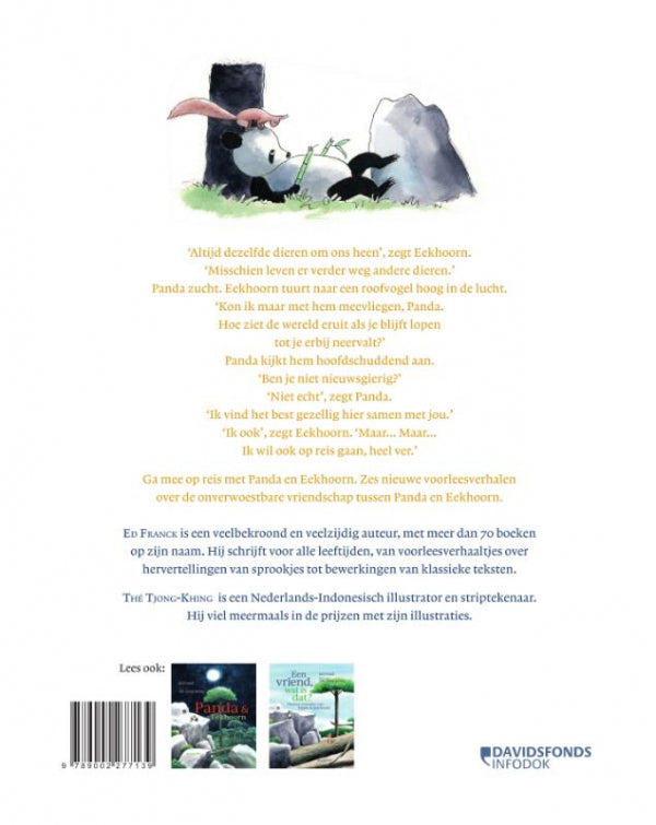 Op-reis-met-een-vriend-Meer-verhalen-van-Panda-en-Eekhoorn-flaptekst-9789002277139