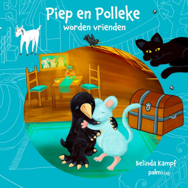Piep en Polleke worden vrienden