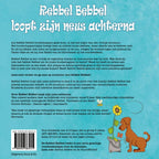 Rebbel-Bebbel-loopt-zijn-neus-achterna-flaptekst-9789090383255