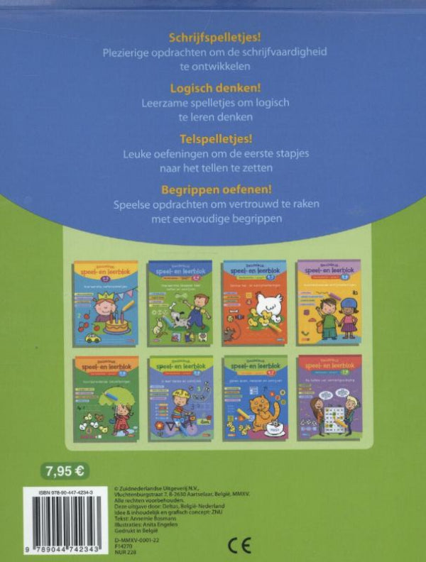 Reuzeleuk-speel-en-leerblok-1ste-kleuterklas-Voorbereiding-op-groep-1-3-4-jaar-flaptekst-9789044742343