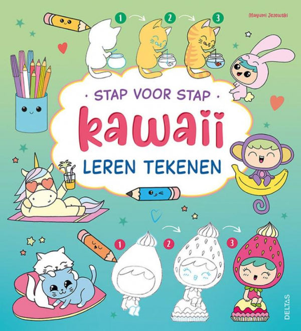 Stap-voor-stap-kawaii-leren-tekenen-boek-cover-9789044763935