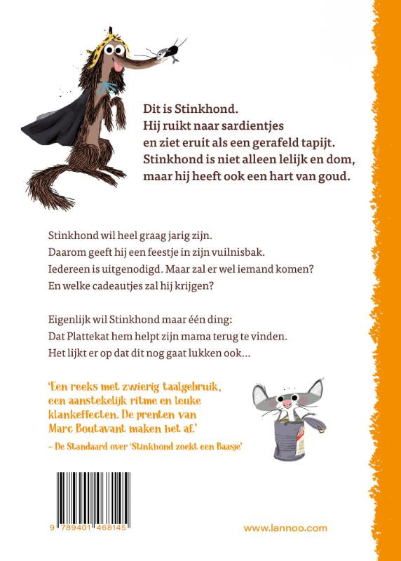 Stinkhond-is-jarig-flaptekst-9789401468145