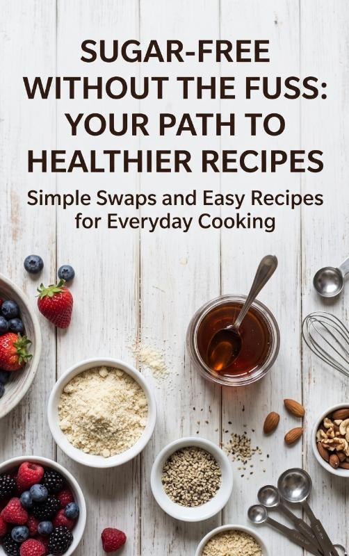 Sugar-Free-Without-the-Fuss-Your-Path-to-Healthier-Recipes-boek-cover-9789465589282