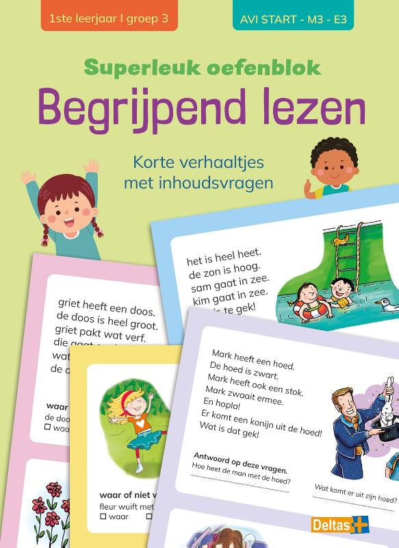 Superleuk-oefenblok-begrijpend-lezen-1ste-leerjaar-groep-3-boek-cover-9789044766516