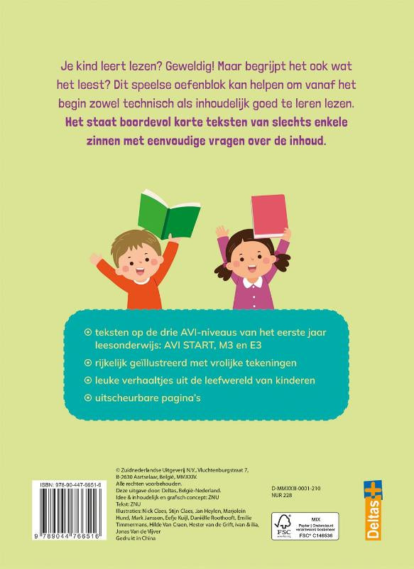 Superleuk-oefenblok-begrijpend-lezen-1ste-leerjaar-groep-3-flaptekst-9789044766516