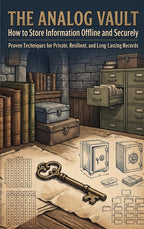 The-Analog-Vault-How-to-Store-Information-Offline-and-Securely-boek-cover-9789465585680