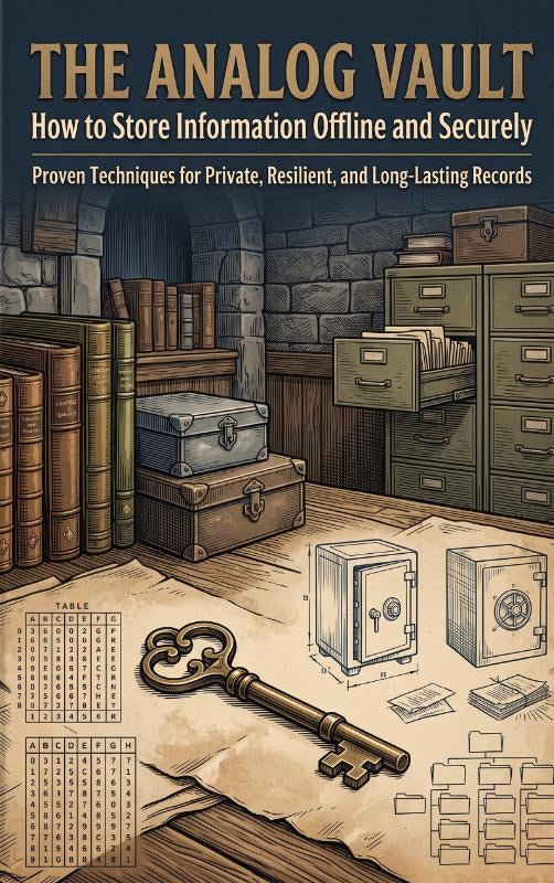 The-Analog-Vault-How-to-Store-Information-Offline-and-Securely-boek-cover-9789465585680