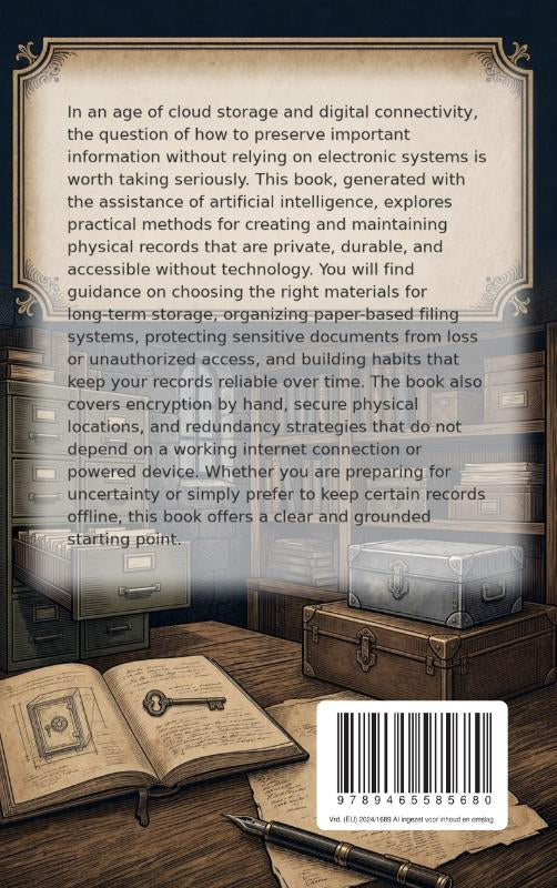 The-Analog-Vault-How-to-Store-Information-Offline-and-Securely-flaptekst-9789465585680