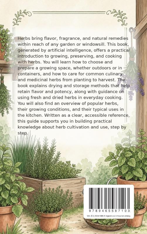 The-Herb-Garden-Growing-Drying-and-Using-Herbs-flaptekst-9789465587103