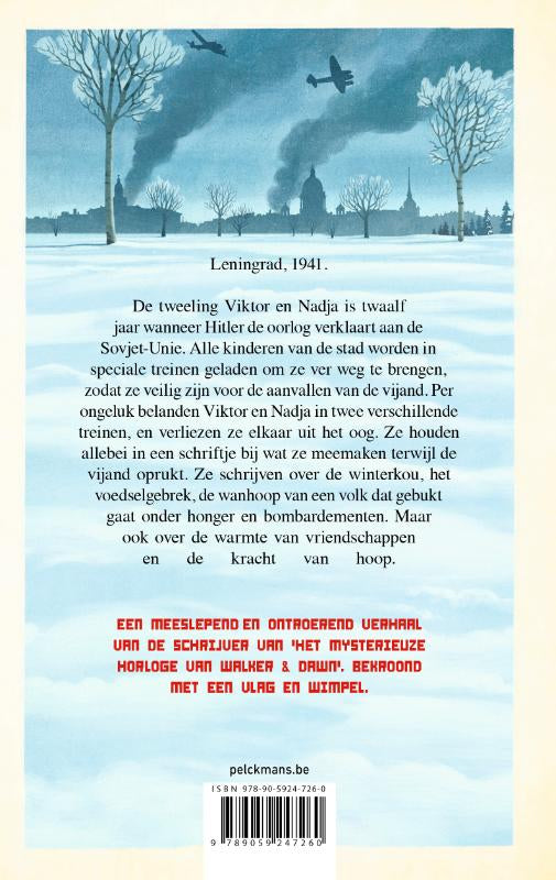 Twee-fonkelrode-sterren-in-de-blinkend-witte-sneeuw-flaptekst-9789059247260