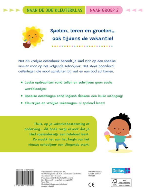 Vakantie-oefenpret-Leuke-tel-en-schrijfoefeningen-naar-de-3de-kleuterklas-naar-groep-2-flaptekst-9789044769180