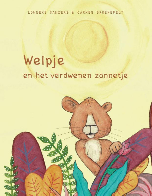 Welpje-en-het-verdwenen-zonnetje-boek-cover-9789090314891