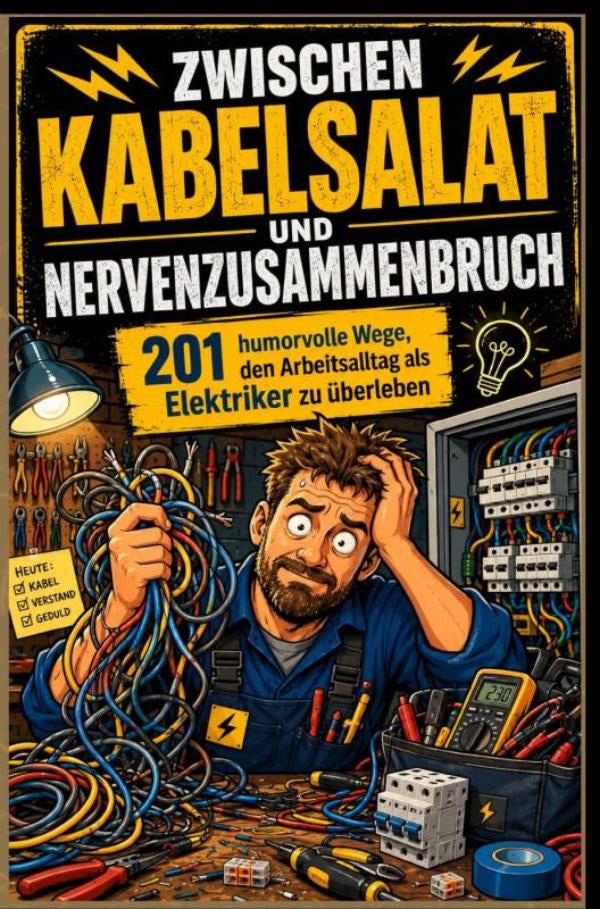 Zwischen-Kabelsalat-und-Nervenzusammenbruch-201-humorvolle-Wege-den-Arbeitsalltag-als-Elektriker-zu-uberleben-boek-cover-9789403917719