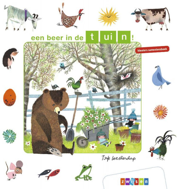 een beer in de tuin!